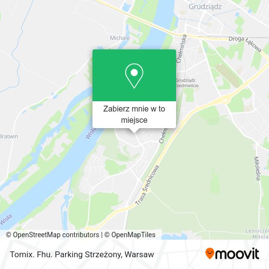 Mapa Tomix. Fhu. Parking Strzeżony