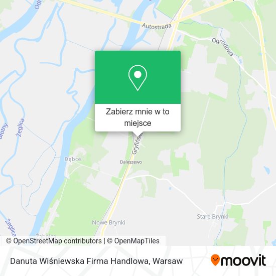 Mapa Danuta Wiśniewska Firma Handlowa