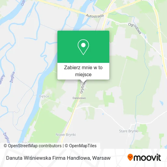 Mapa Danuta Wiśniewska Firma Handlowa