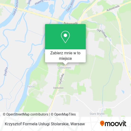 Mapa Krzysztof Formela Usługi Stolarskie