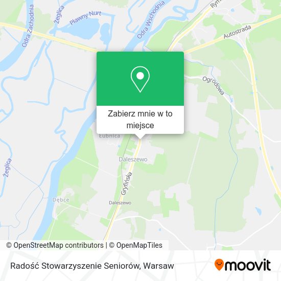 Mapa Radość Stowarzyszenie Seniorów