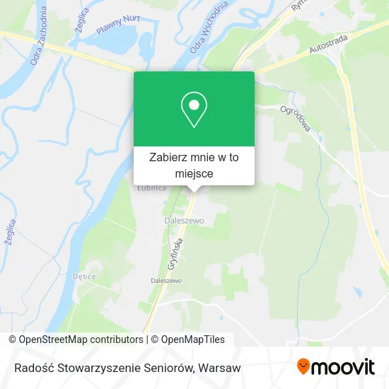 Mapa Radość Stowarzyszenie Seniorów