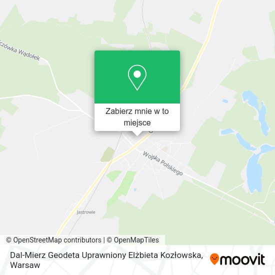 Mapa Dal-Mierz Geodeta Uprawniony Elżbieta Kozłowska