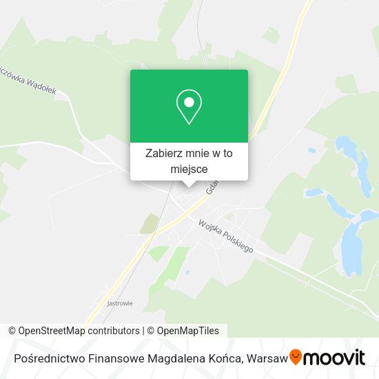 Mapa Pośrednictwo Finansowe Magdalena Końca