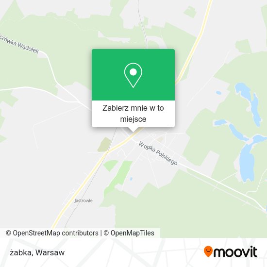 Mapa żabka