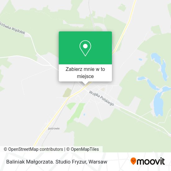 Mapa Baliniak Małgorzata. Studio Fryzur