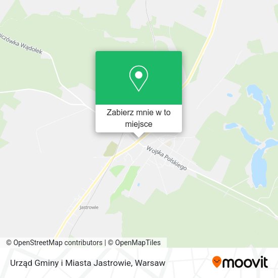 Mapa Urząd Gminy i Miasta Jastrowie