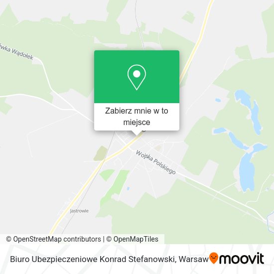 Mapa Biuro Ubezpieczeniowe Konrad Stefanowski