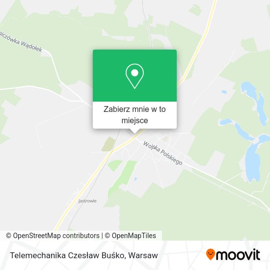 Mapa Telemechanika Czesław Buśko