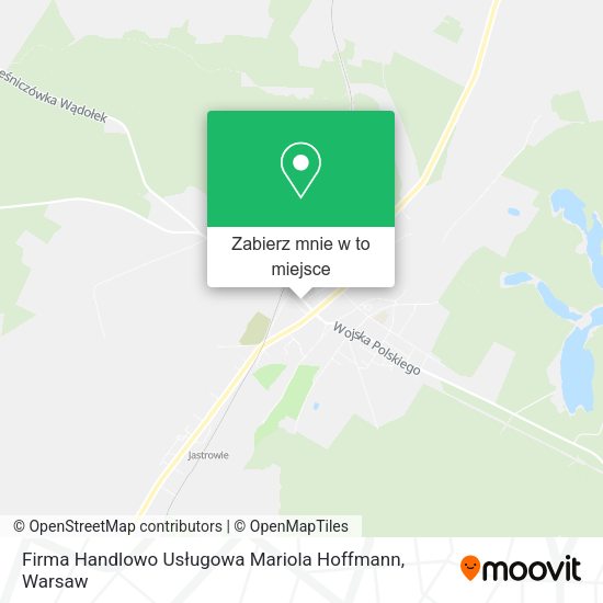 Mapa Firma Handlowo Usługowa Mariola Hoffmann