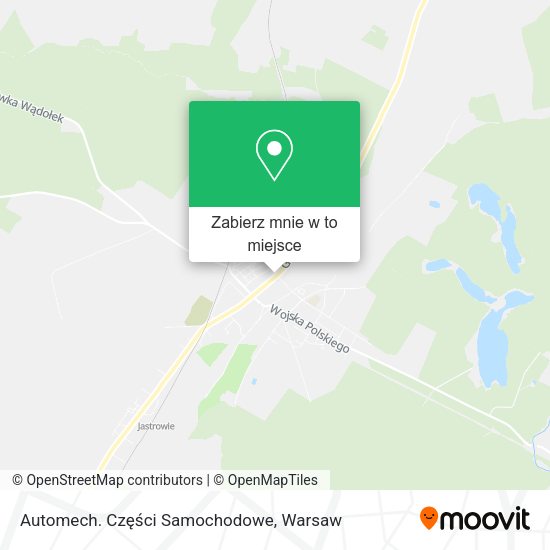 Mapa Automech. Części Samochodowe