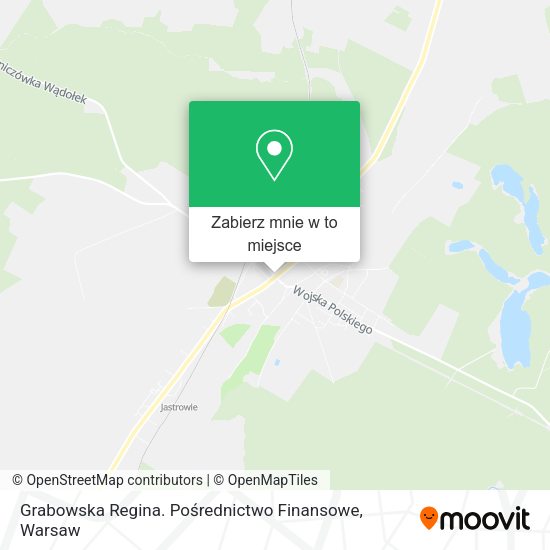 Mapa Grabowska Regina. Pośrednictwo Finansowe