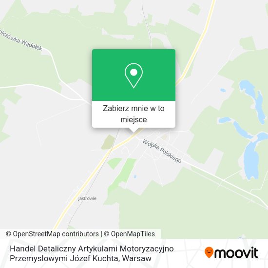 Mapa Handel Detaliczny Artykulami Motoryzacyjno Przemyslowymi Józef Kuchta