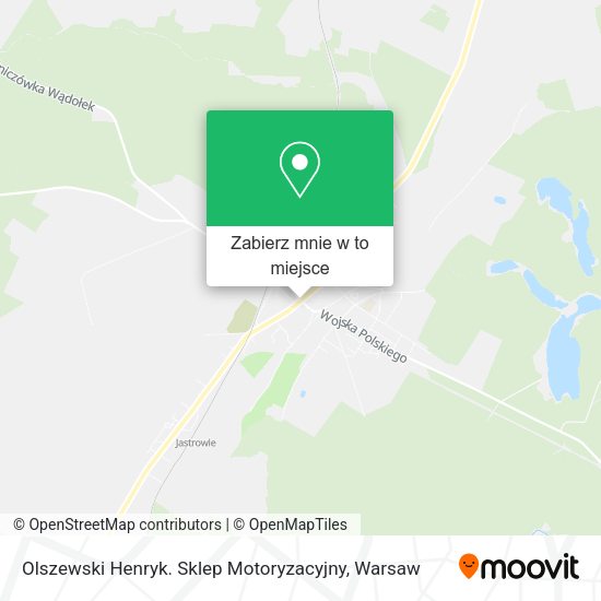 Mapa Olszewski Henryk. Sklep Motoryzacyjny