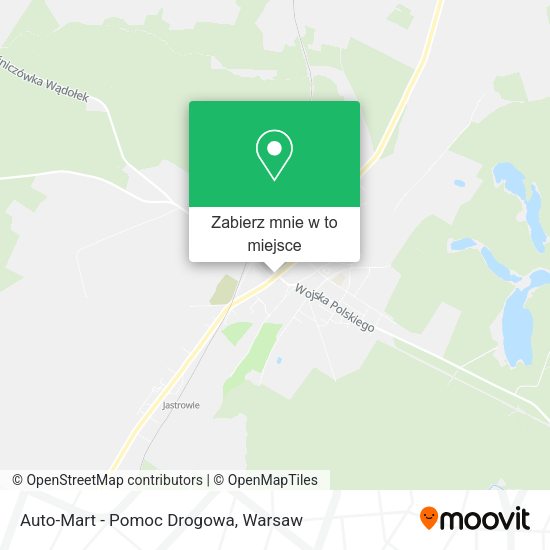 Mapa Auto-Mart - Pomoc Drogowa