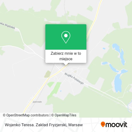 Mapa Wojenko Teresa. Zakład Fryzjerski