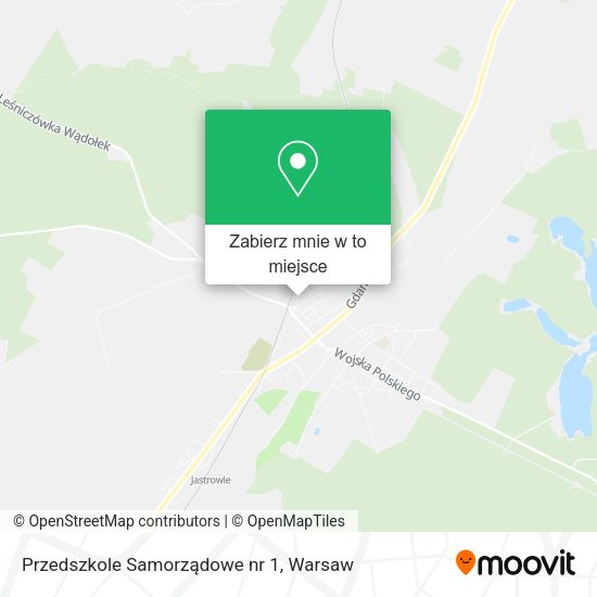 Mapa Przedszkole Samorządowe nr 1