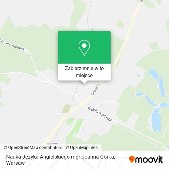 Mapa Nauka Języka Angielskiego mgr Joanna Górka