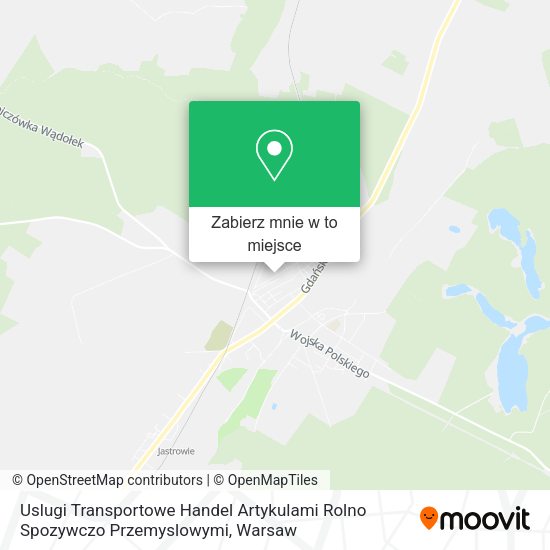 Mapa Uslugi Transportowe Handel Artykulami Rolno Spozywczo Przemyslowymi