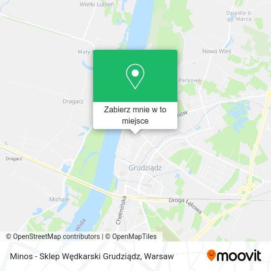 Mapa Minos - Sklep Wędkarski Grudziądz