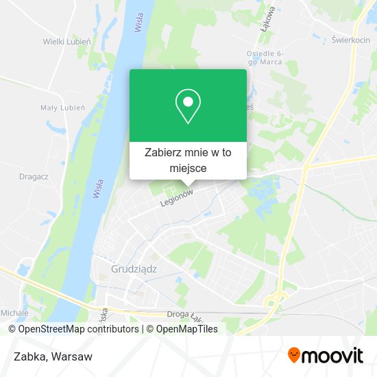 Mapa Zabka