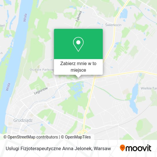 Mapa Usługi Fizjoterapeutyczne Anna Jelonek