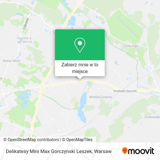 Mapa Delikatesy Mini Max Gorczynski Leszek