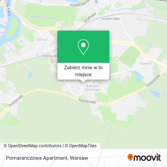 Mapa Pomaranczowa Apartment