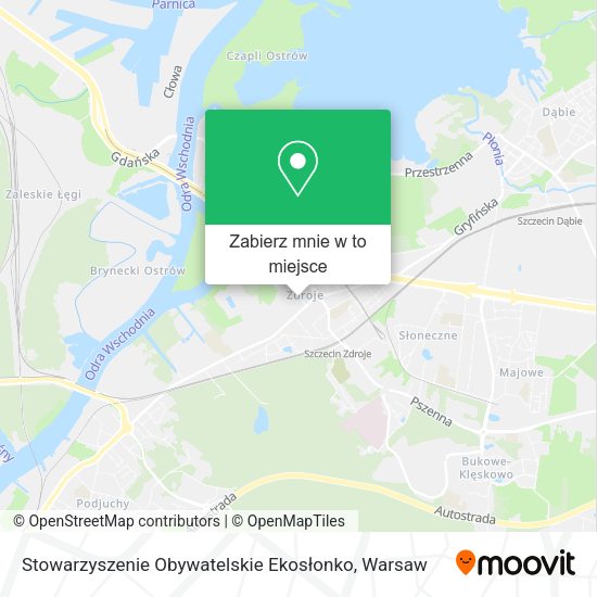 Mapa Stowarzyszenie Obywatelskie Ekosłonko