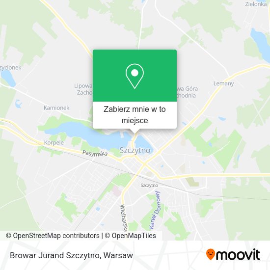 Mapa Browar Jurand Szczytno