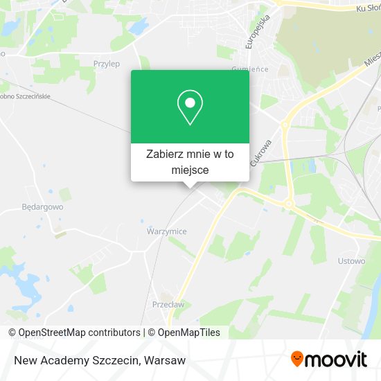 Mapa New Academy Szczecin