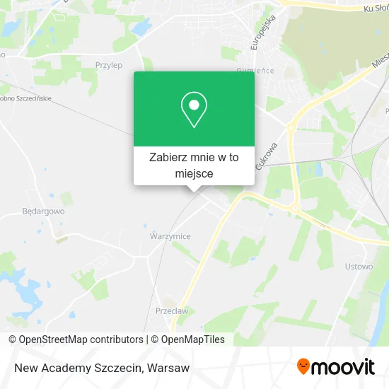 Mapa New Academy Szczecin