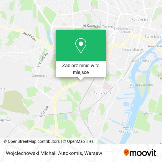 Mapa Wojciechowski Michał. Autokomis