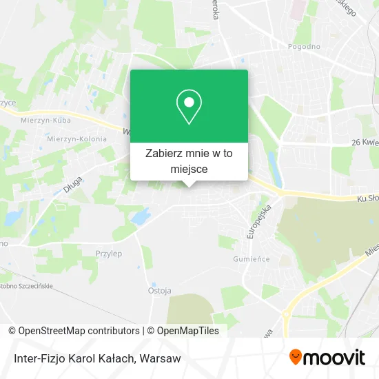 Mapa Inter-Fizjo Karol Kałach