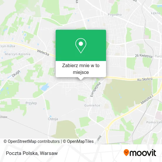 Mapa Poczta Polska