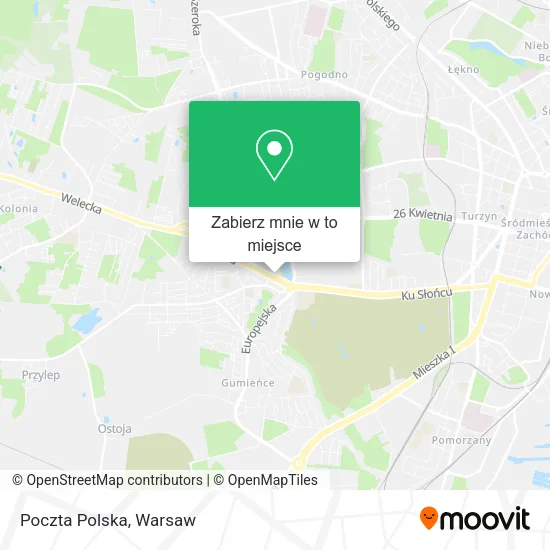Mapa Poczta Polska