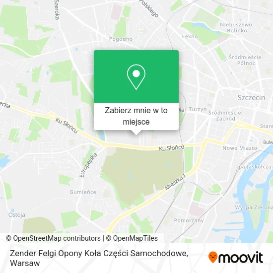 Mapa Zender Felgi Opony Koła Części Samochodowe