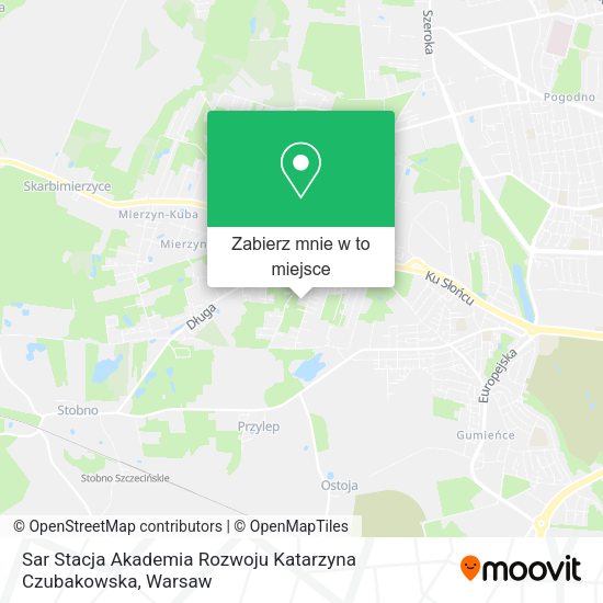 Mapa Sar Stacja Akademia Rozwoju Katarzyna Czubakowska