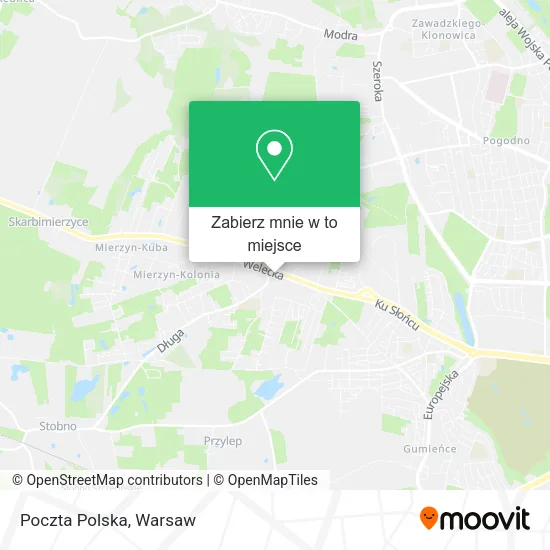 Mapa Poczta Polska