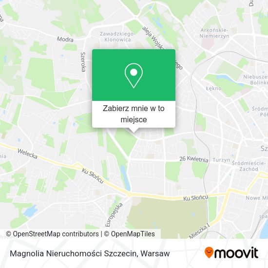 Mapa Magnolia Nieruchomości Szczecin