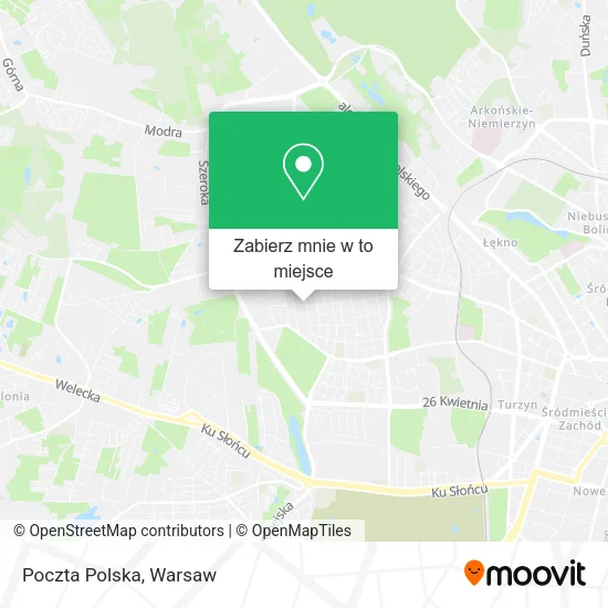 Mapa Poczta Polska