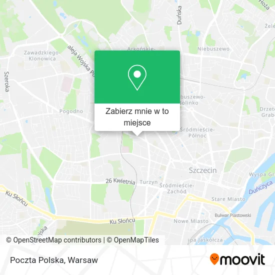 Mapa Poczta Polska