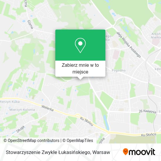 Mapa Stowarzyszenie Zwykłe Łukasińskiego