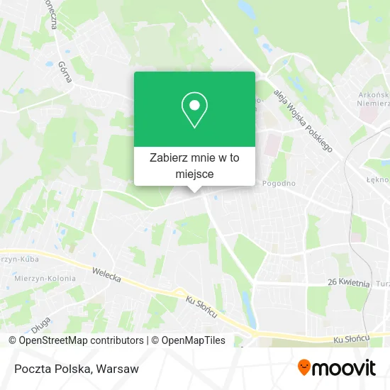 Mapa Poczta Polska