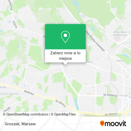 Mapa Groszek