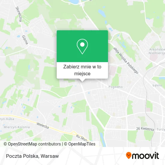 Mapa Poczta Polska