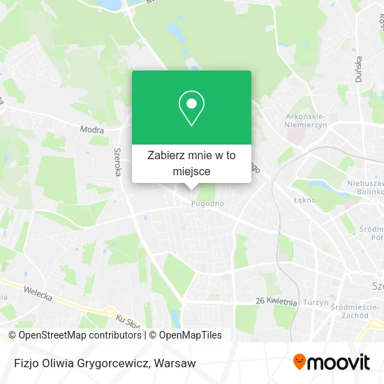 Mapa Fizjo Oliwia Grygorcewicz