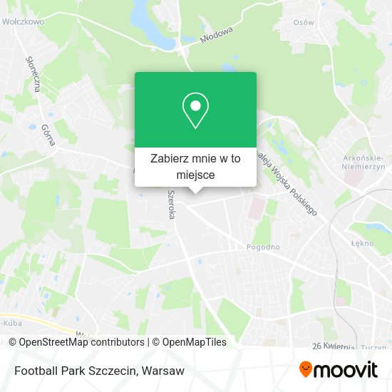 Mapa Football Park Szczecin