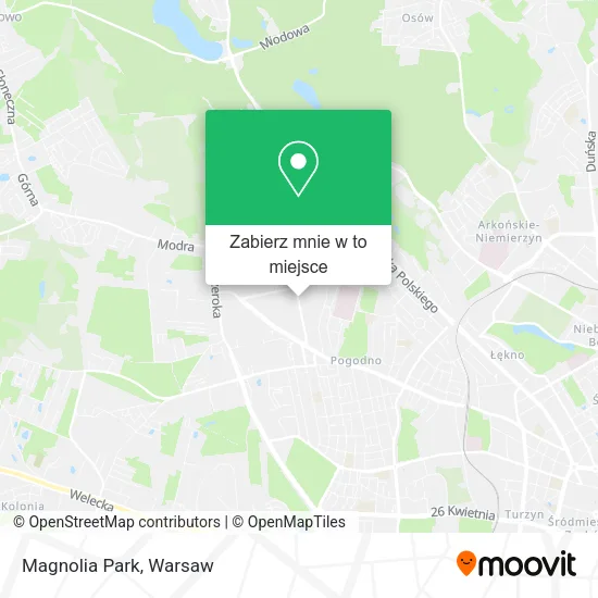 Mapa Magnolia Park