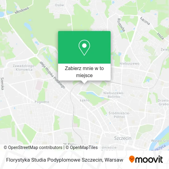 Mapa Florystyka Studia Podyplomowe Szczecin